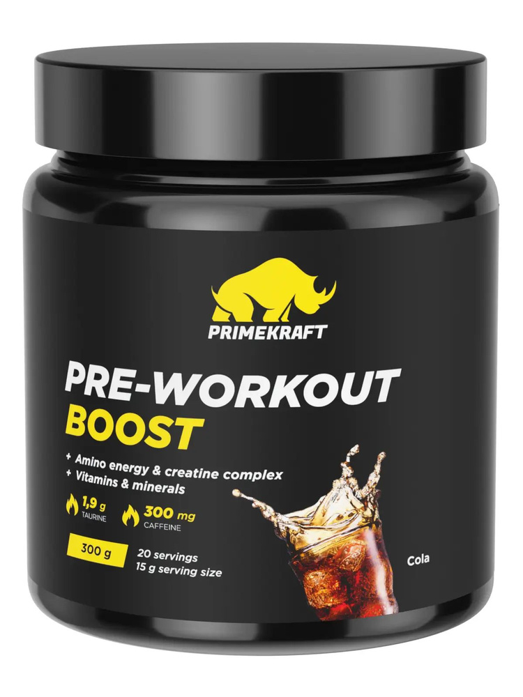 Предтренировочные комплексы Prime Kraft Pre-Workout Boost 300g #1