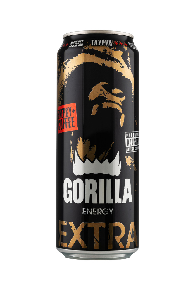 Энергетик Gorilla (Горилла) Extra Energy 0.45 л, 24 шт. #1