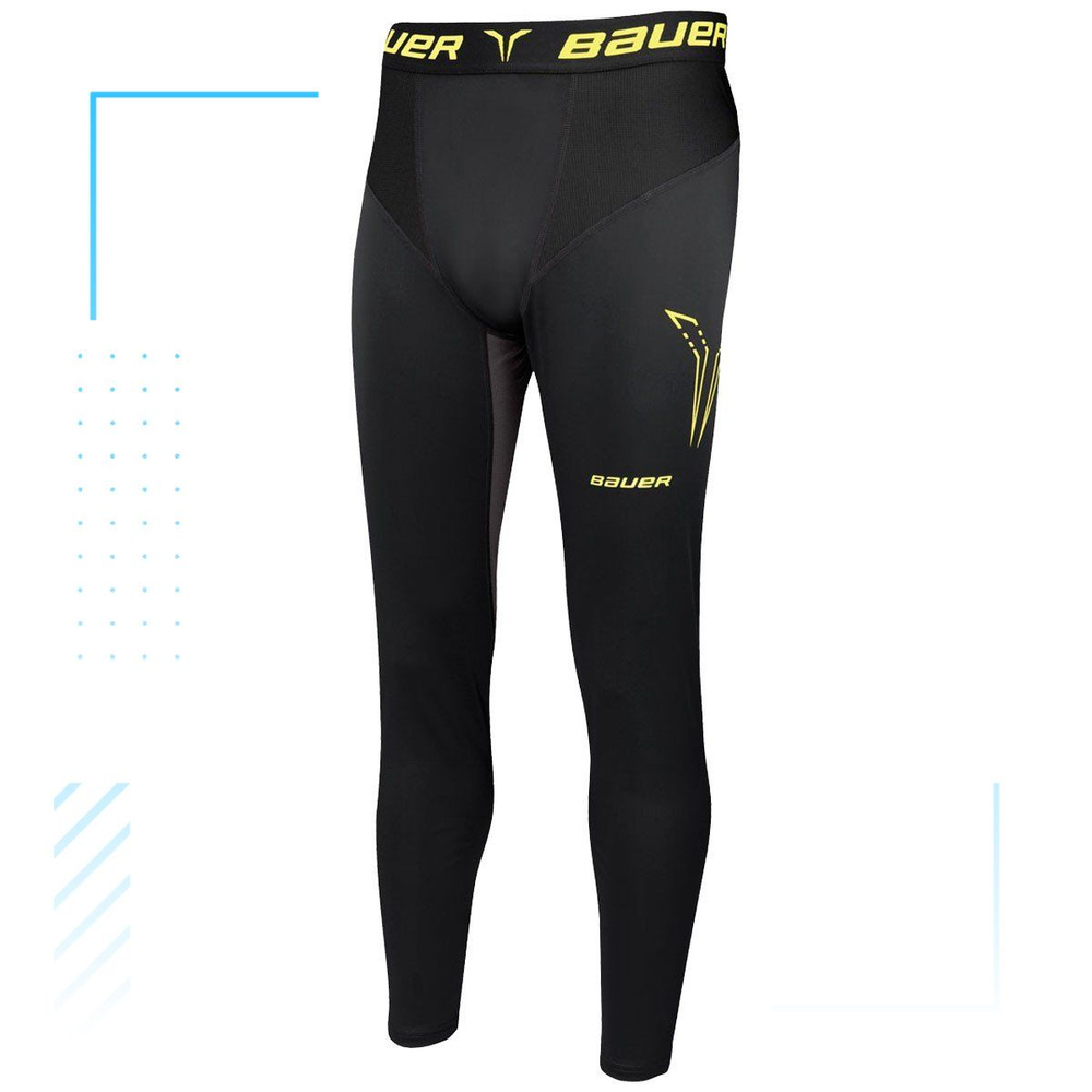 Хоккейное белье (брюки) BAUER S17 PREMIUM COMPRESSION BL PANT JR (L) #1