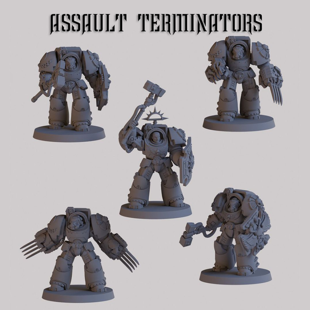 Adeptus Astartes: Assault Terminator Squad / Адептус Астартес: Отряд Штурмовых Терминаторов / Warhammer #1