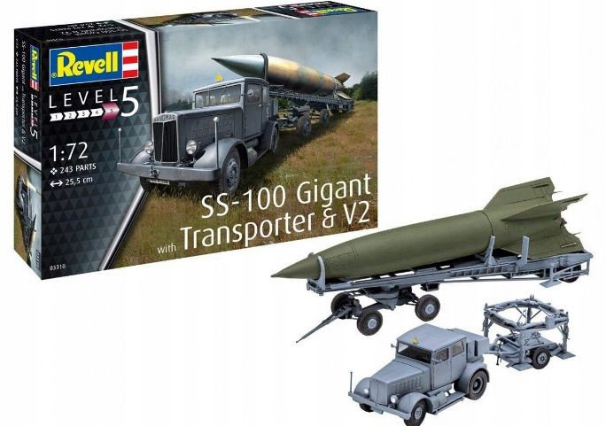 03310 Revell Тягач SS-100 Gigant с ракетой V2 1/72 #1