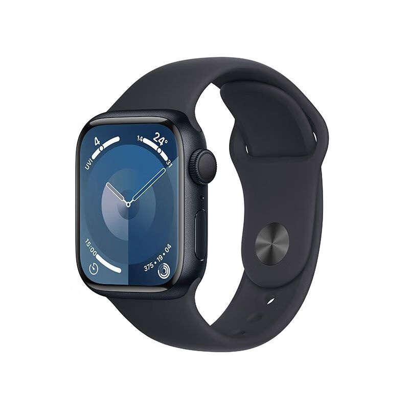 Apple Спортивные часы Apple Watch Series 9 GPS, 41mm, Умные часы, цвет черный  #1