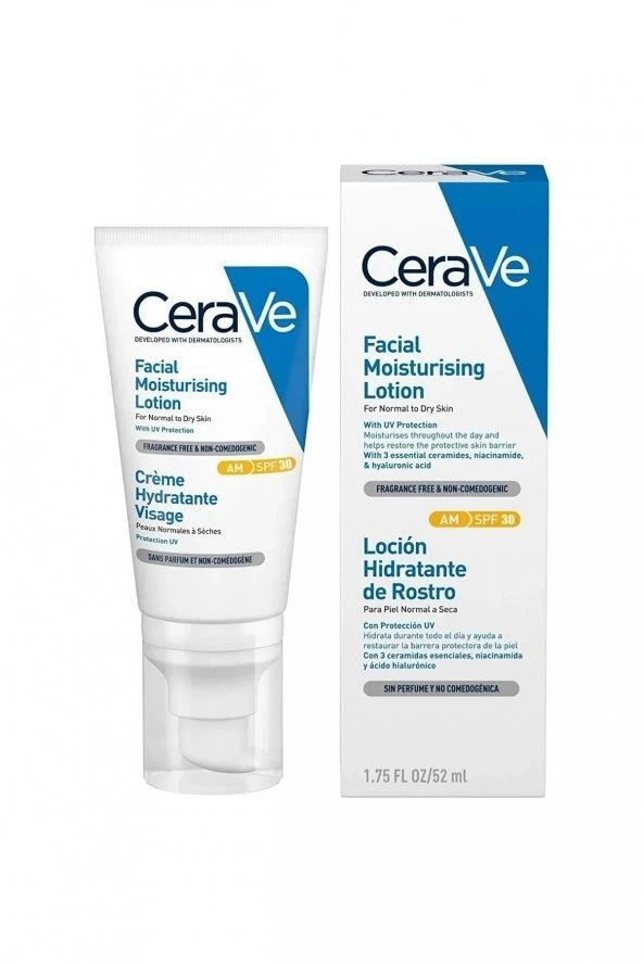 Cerave SPF30 52 мл увлажняющий солнцезащитный крем для лица #1