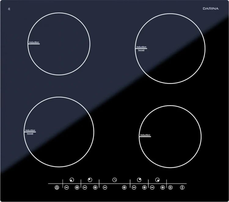 DARINA Индукционная варочная панель P EI305 B, черный #1