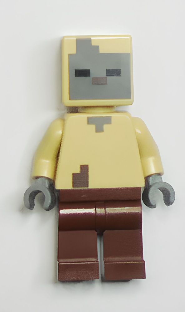 Минифигурка Lego Minecraft Husk Reddish Brown Legs min073 U купить