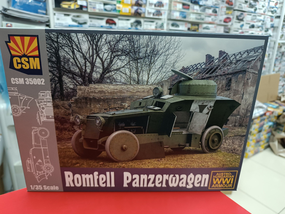 CSM 35002 Бронеавтомобиль Romfell Panzerwagen 1:35 Сборная модель #1