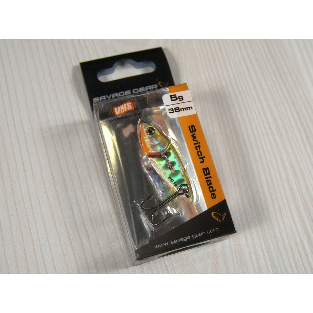 Блесна-цикада Savage Gear Switch Blade 3.8см 5гр Olive Smolt 63737 #1