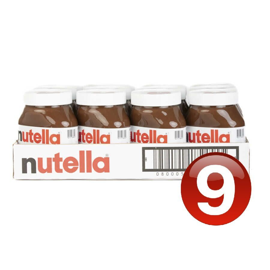 Nutella 9шт х 350гр. / шоколадная ореховая паста Нутелла #1