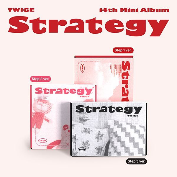 限定版 トゥワイス TWICE 14th Mini Album Strategy Альбомы TWICE - 14TH MINI ALBUM STRATEGY -K-POP Official