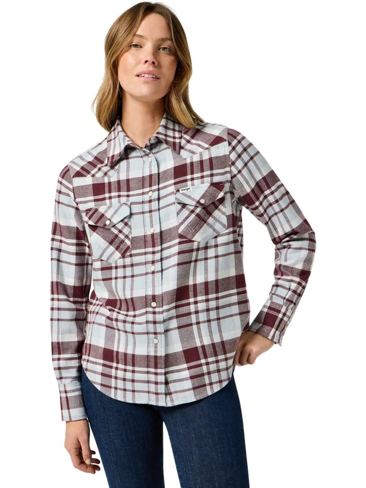 Рубашка Wrangler Slim Regular Western Shirt #1