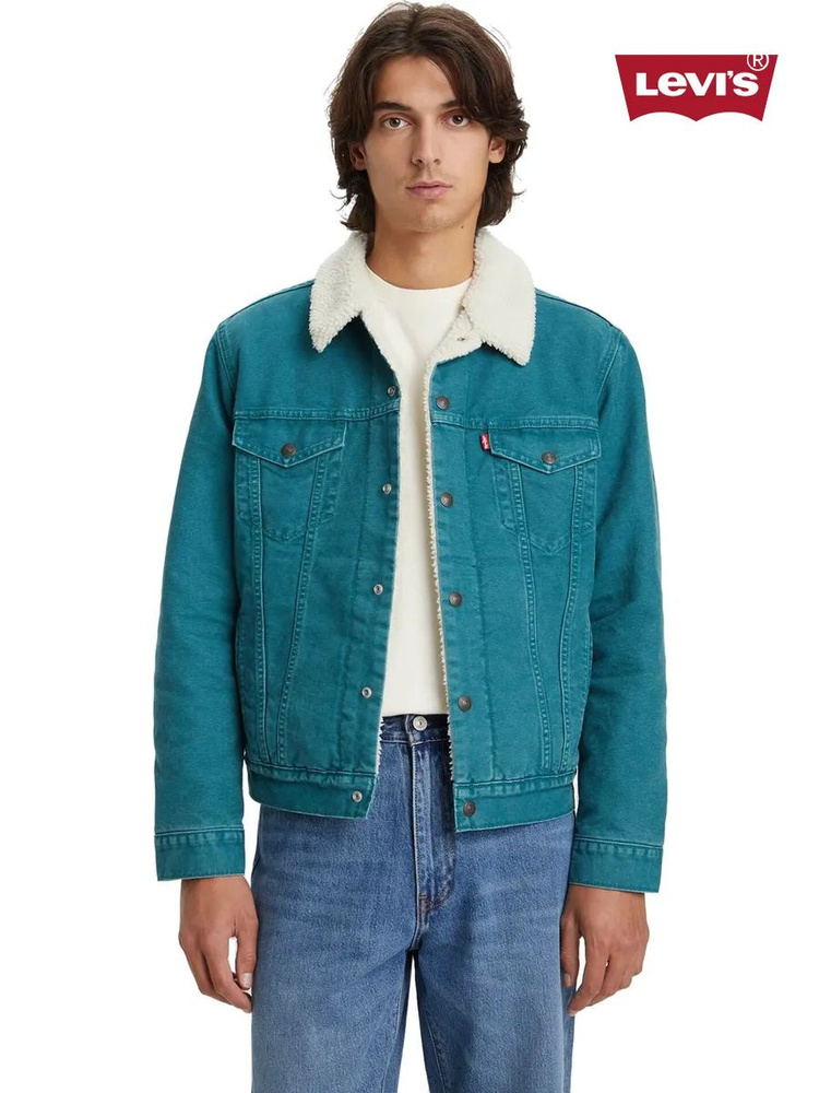 Куртка джинсовая Levi's Type III Sherpa Trucker Jacket #1