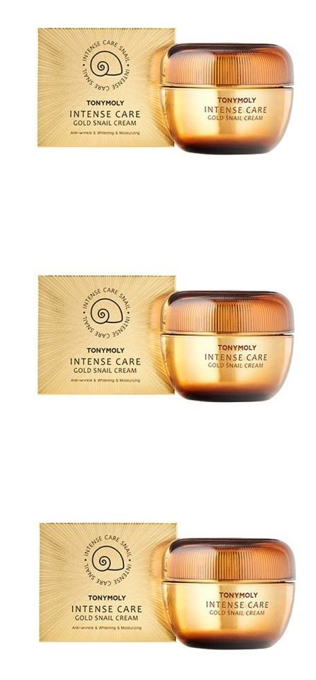 Tonymoly Крем для лица Intense Care Gold Snail Cream, с муцином улитки, 45 мл, 3 шт  #1