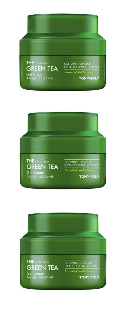 Tonymoly Увлажняющий гель-крем для лица The Chok Chok Green Tea Gel Cream, с экстрактом зеленого чая, #1