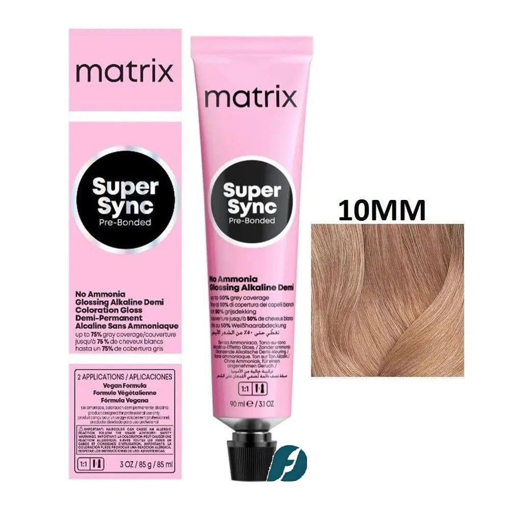 Matrix SoColor Super Sync 10ММ Краситель для волос тон-в тон Очень-очень светлый блондин мокка, 90 мл #1