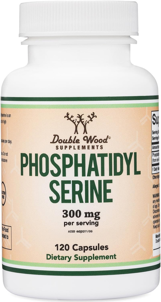 Фосфатидилсерин Double Wood Phosphatidylserine, 120 капсул из США ...