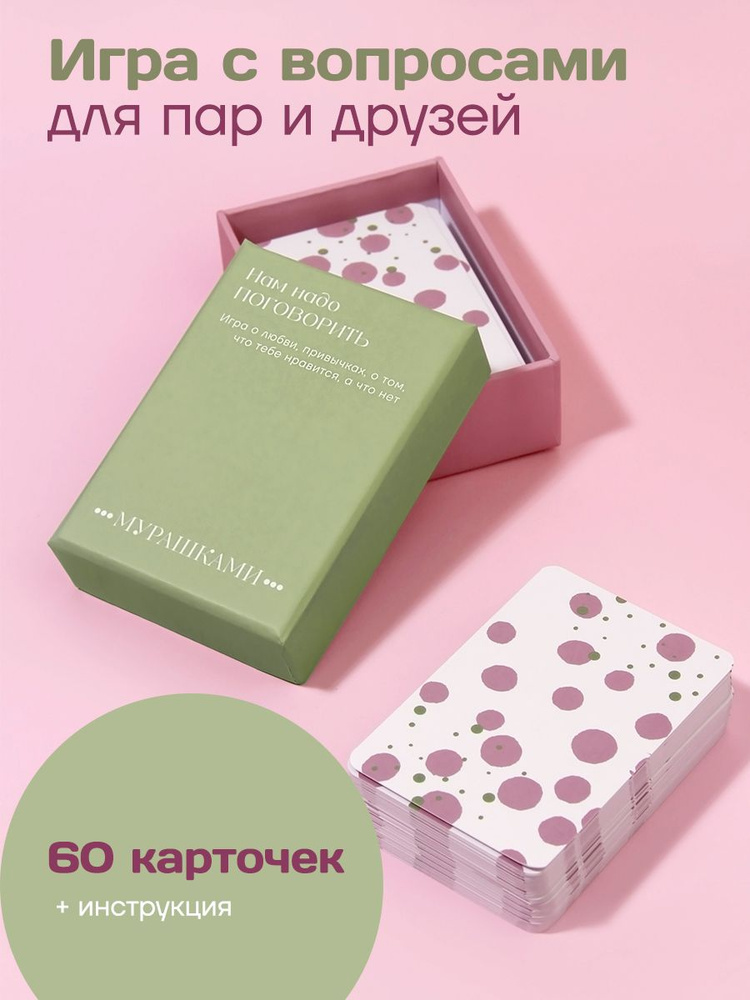 Разговорная игра для пар и друзей "Нам надо поговорить" #1