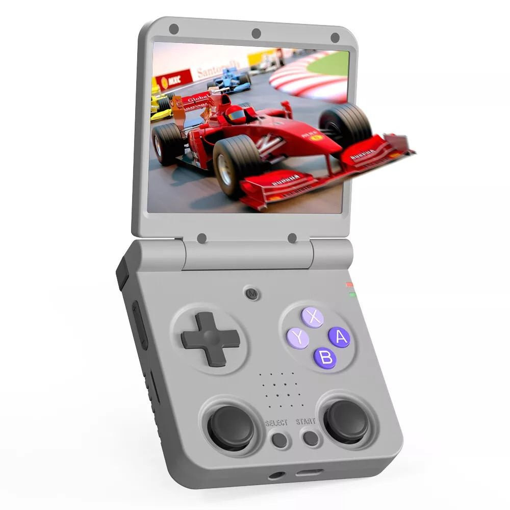 【美品】Miyoo flip V2 MIYOO Flip V2 ретро портативная игровая консоль с металлическим