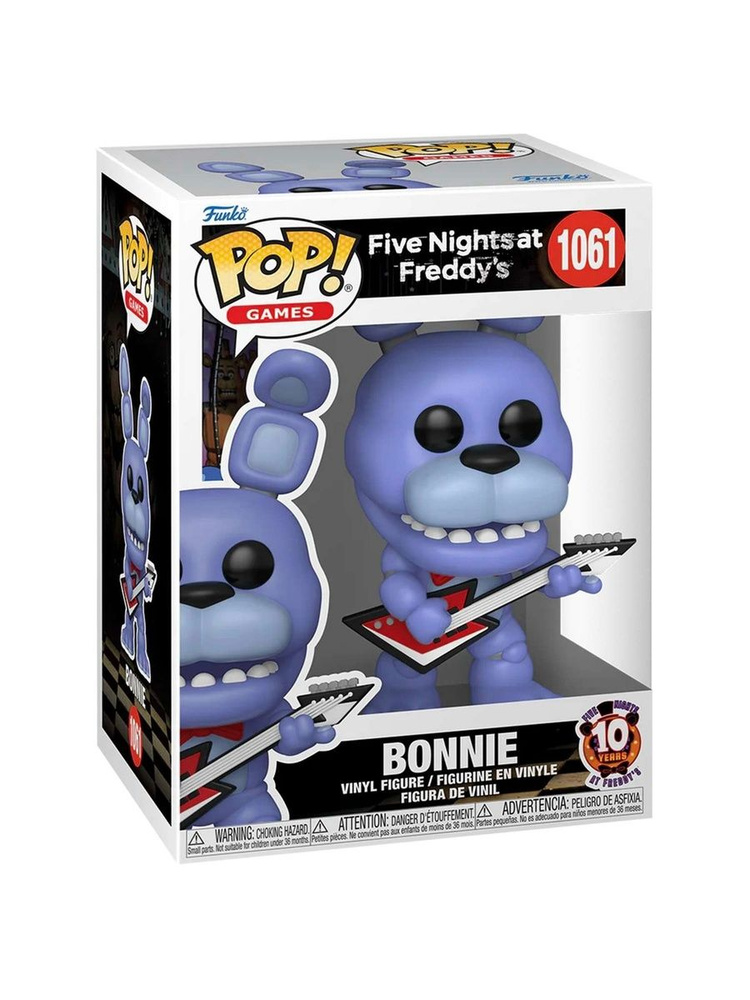 Фигурка коллекционная Funko POP! Games FNAF 10th Bonnie (1061