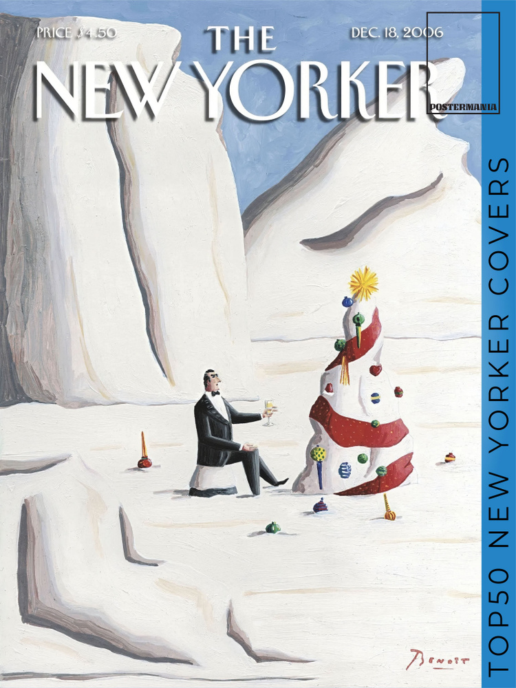 Постермания Постер "The New Yorker Зима Декабрь 2006", 90 см х 60 см #1