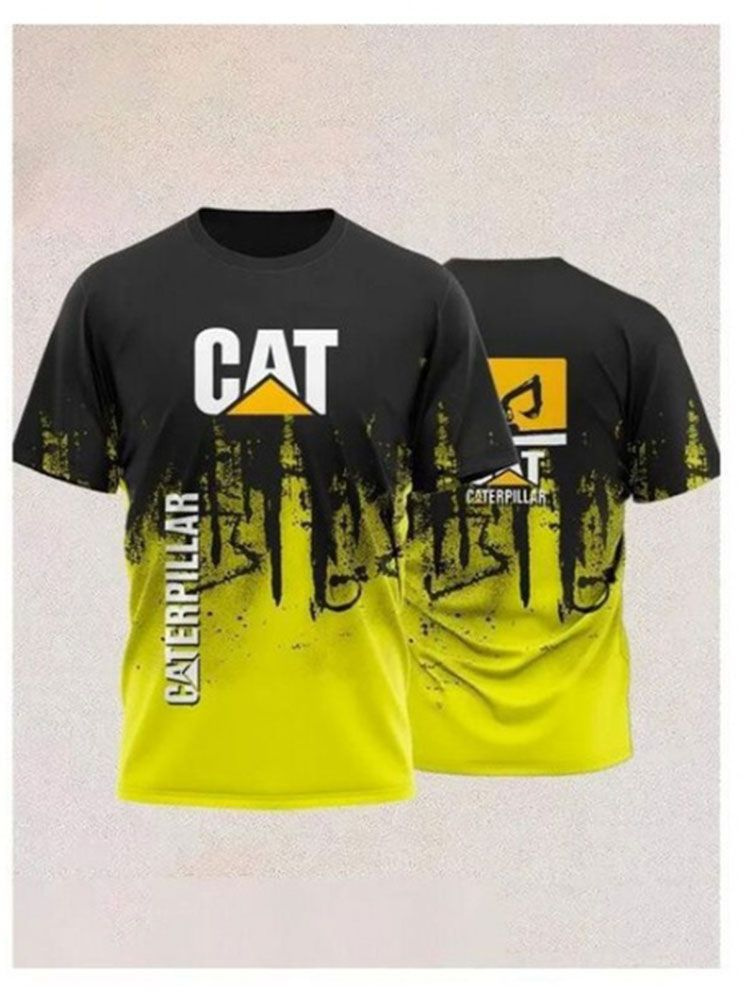 Футболка Caterpillar Футболка Caterpillar с 3D-принтом #1
