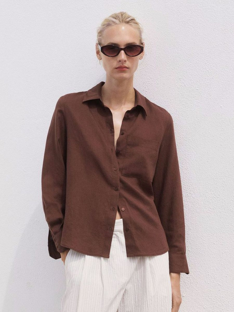 Рубашка MANGO Lino #1