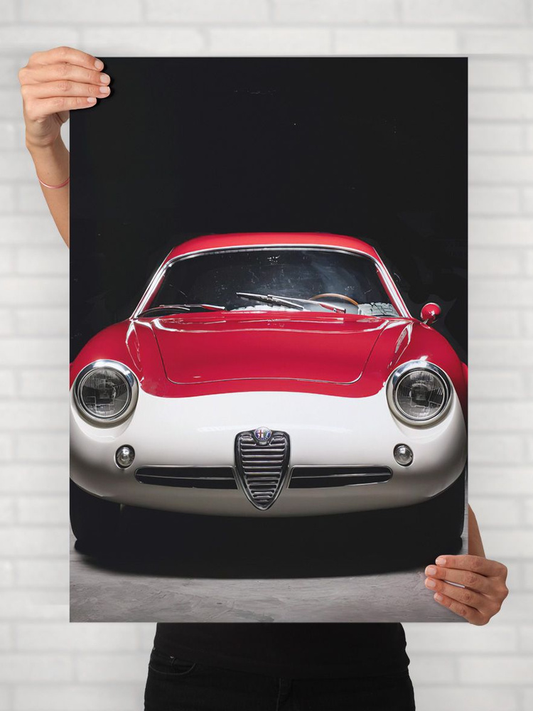Плакат на стену для интерьера Легенды Авто (Альфа Ромео Джульетта SZ - Alfa Romeo Giulietta SZ 1) - Постер #1
