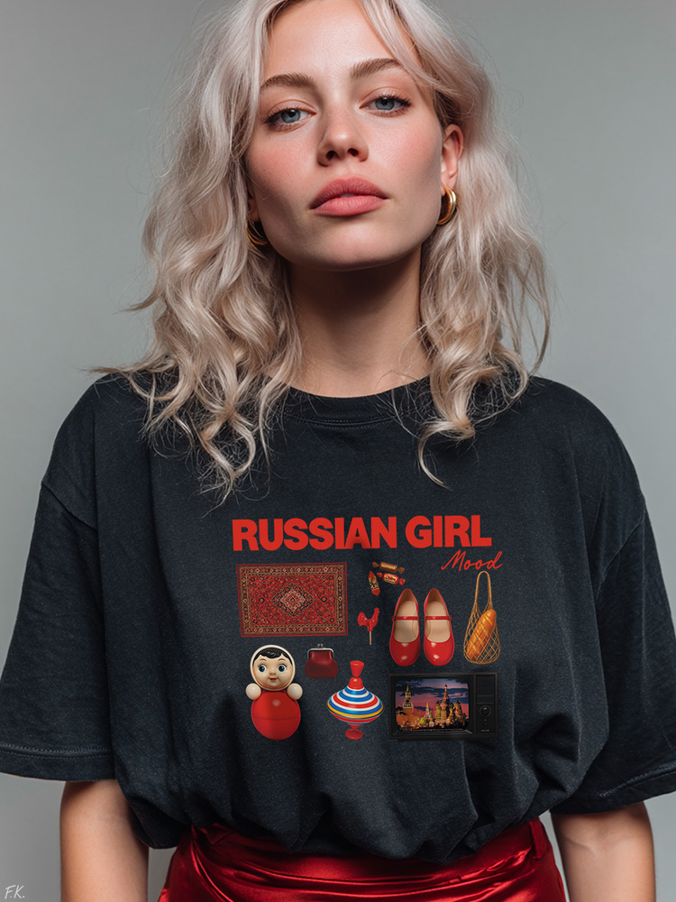 Футболка Zara с принтом #1