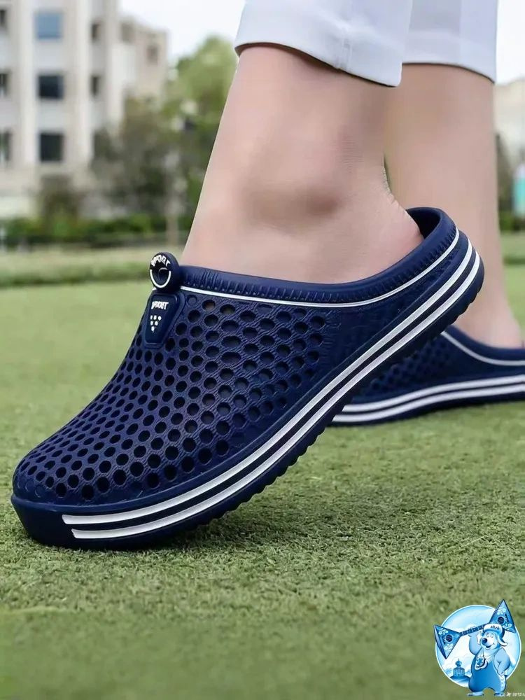 Сабо AimClothing Полые дышащие ботинки Muller;Тапочки для отдыха на открытом воздухе; пляжная обувь/Платформенные #1