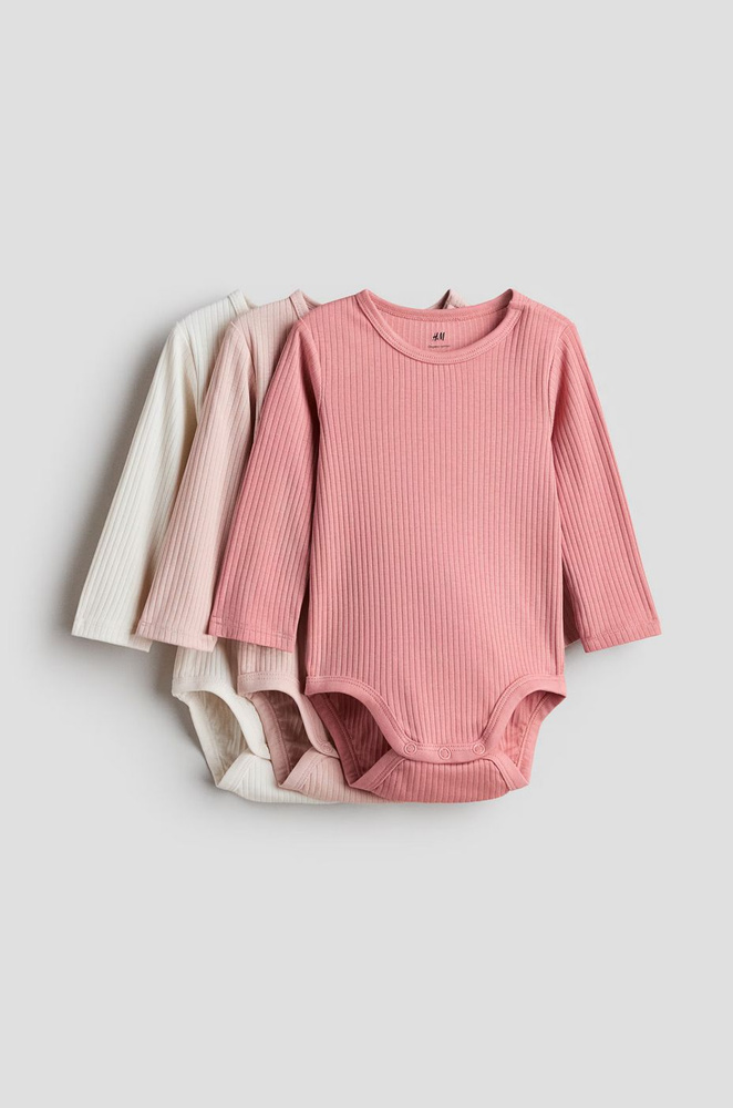 Боди H&M Basic, 3 шт #1