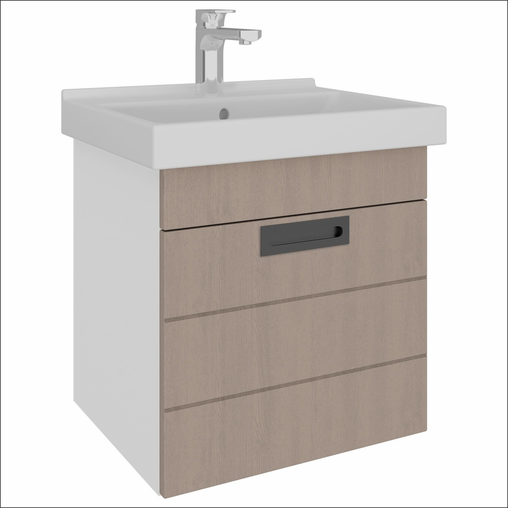 AVK Furniture, Тумба под раковину навесная, Сара, 1 ящик, 50x40х47 см #1