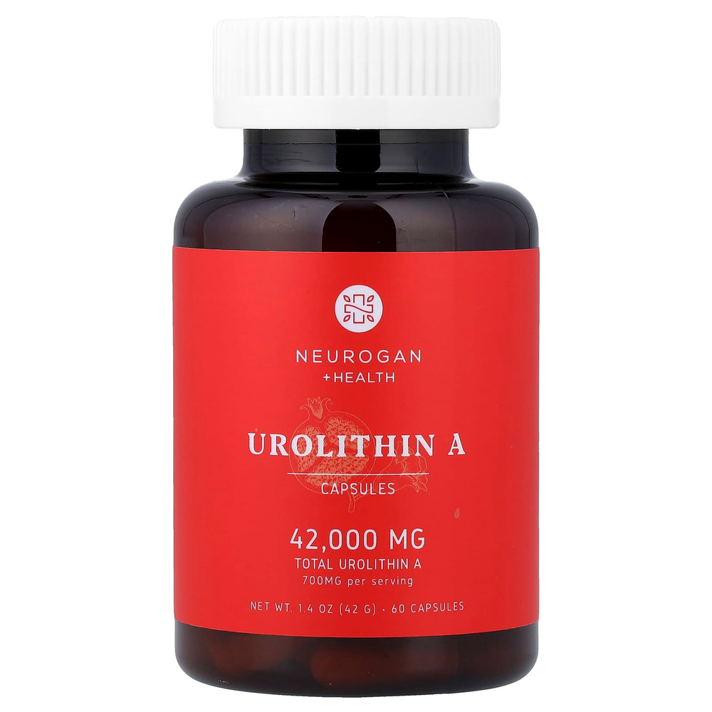 Neurogan Health, Уролизин А, UROLITHIN A, 700 мг, 60 капсул, 1,4 унции (42 г) #1