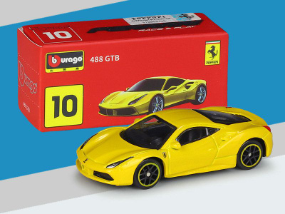 BURAGO 1 24 FERRARI 250 GTO CAR MODEL купить на OZON по