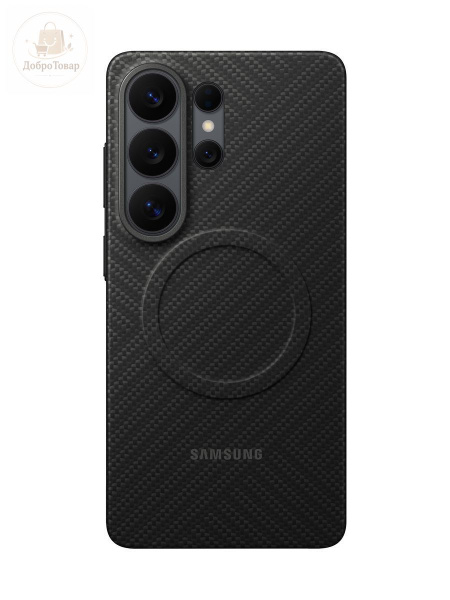 Carbon Magnet Case для Galaxy S26 Ultra Чехол для смартфона, черный ...