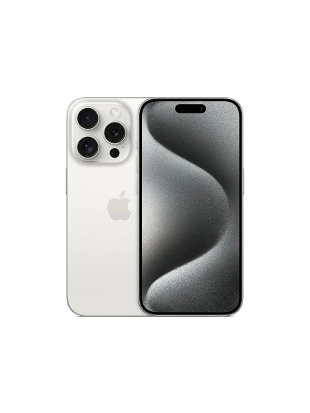 Apple Смартфон iPhone 15 Pro Max 256 SIM + eSIM 8/256 ГБ, eSIM, Nano-SIM, белый