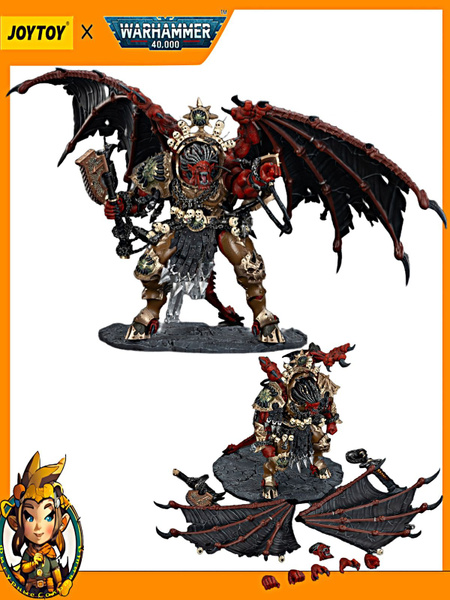 HiPlay JOYTOY Warhammer 40k World Eaters Angron Daemon Primarch Action Figure – 1/18 Scale Collectible With Accessories
