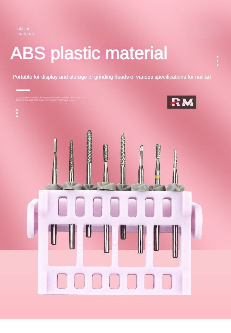 RM Аксессуар для маникюра, Стеллаж для хранения головок для полировки ...