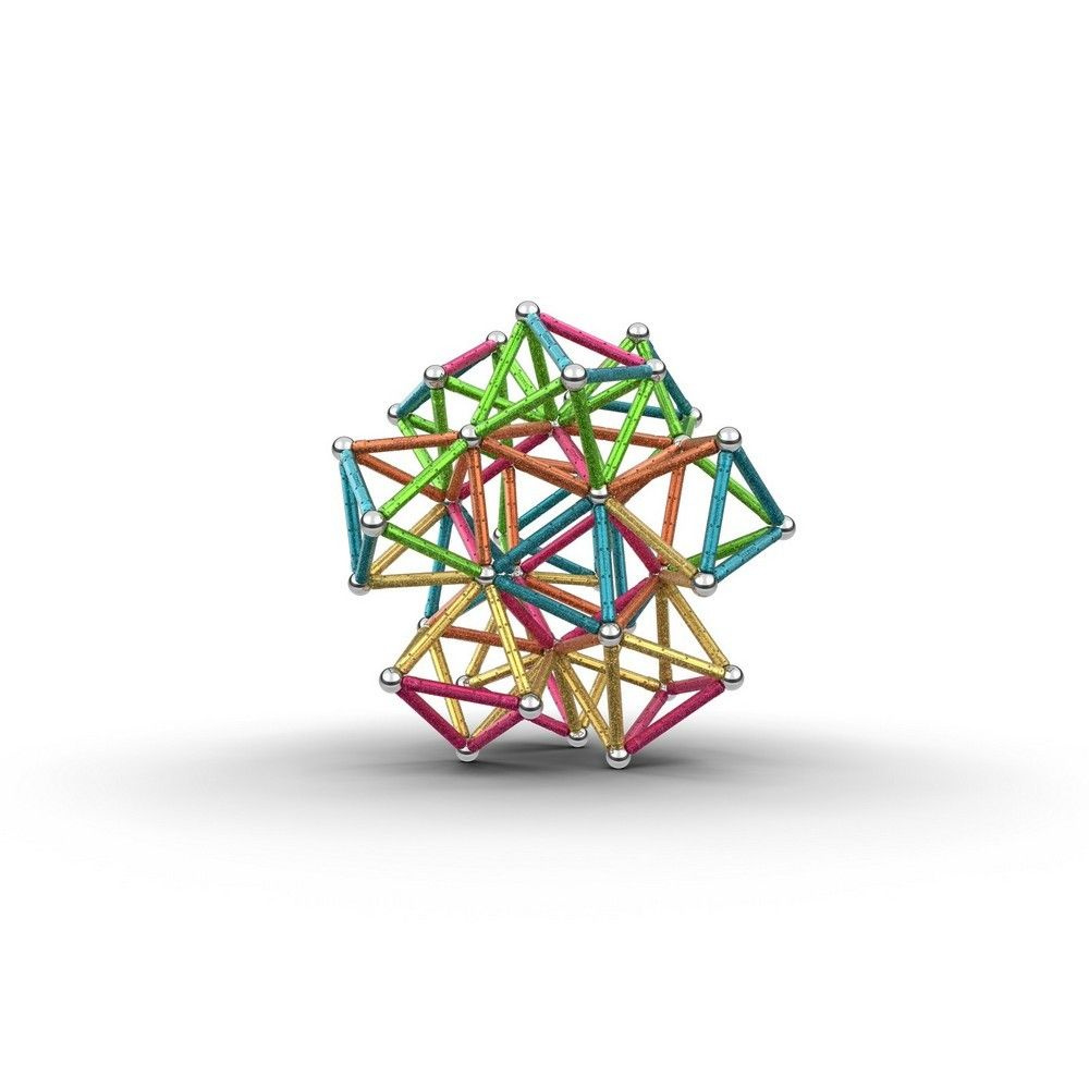 Фигуры из магнитного конструктора Geomag Компакт Блестящий