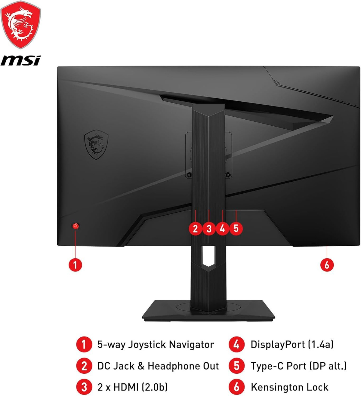 MSI 27" Монитор MSI G274QPX,2K,240HZ, черный, черный матовый купить на ...