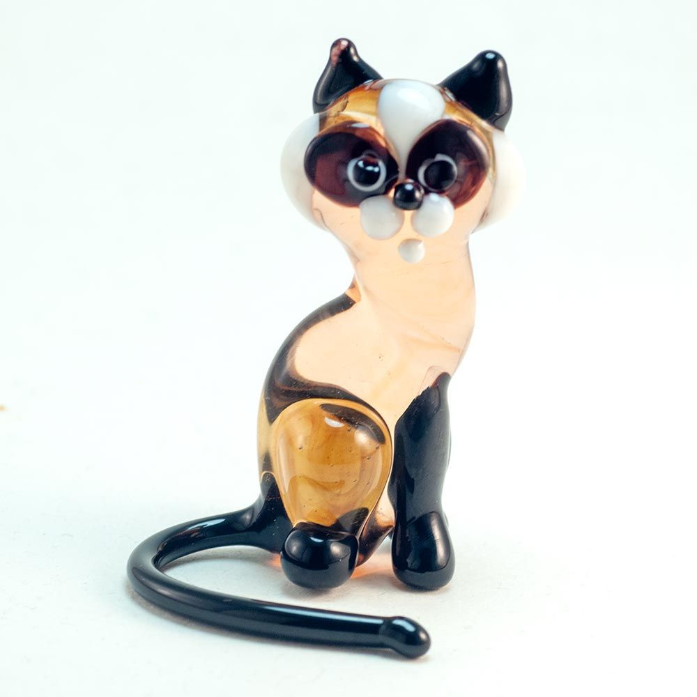 Стеклянная фигурка Кот
