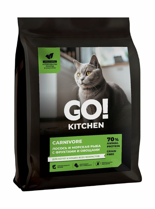 GO! Kitchen Carnivore Grain Free Беззерновой корм для котят и