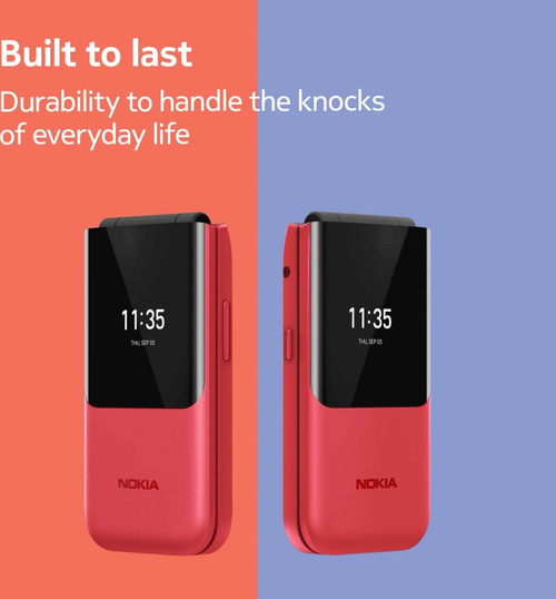 即決！美品〇NOKIA 2720 flip ガラケー シムフリー Мобильный телефон Nokia 2720 Flip Dual Sim, Русская клавиатура