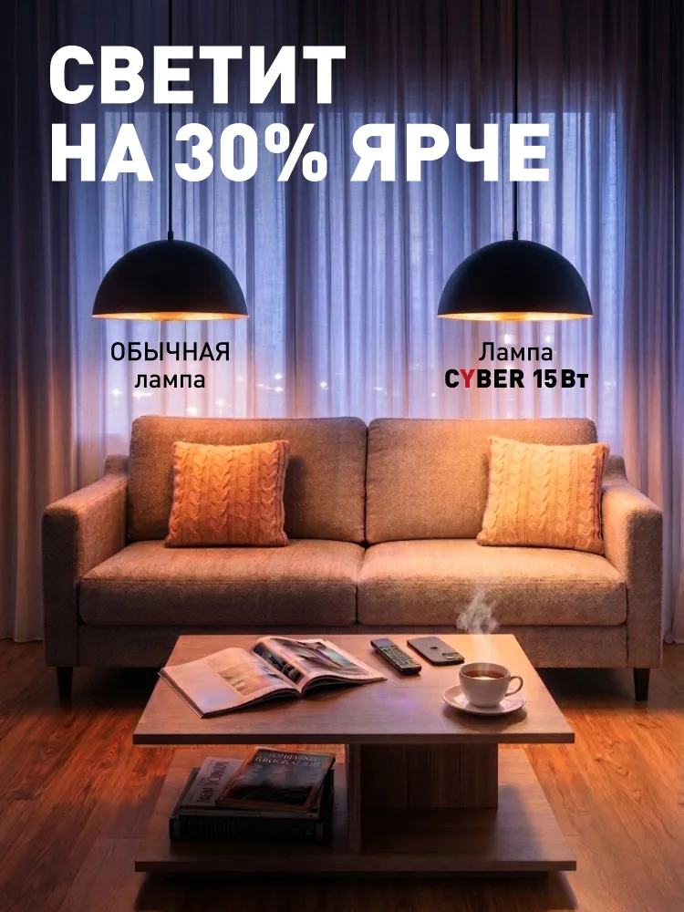Умная лампочка с Алисой светодиодная Е27 15 Вт. Лампа Wi-Fi Яндекс Умный дом c Маруся Bluetooth, 15 Вт, фото 3