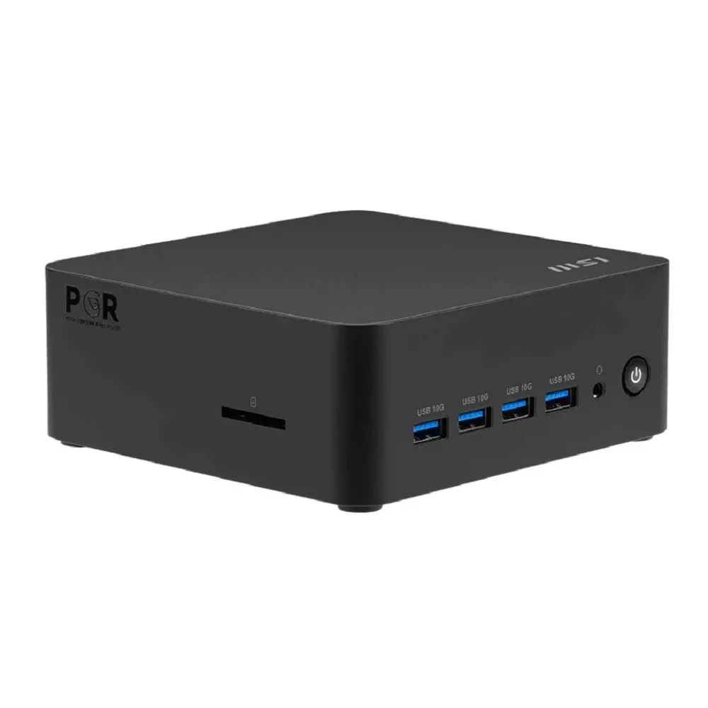 MSI Мини-ПК (AMD Ryzen 7 255, RAM Отсутствует, AMD Radeon 780M, Без ОС), 936-B03241-038, черный, черный, фото 2