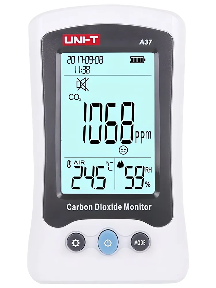 UNI-T A37 Измеритель концентрации углекислого газа CO2, вариант, фото 2