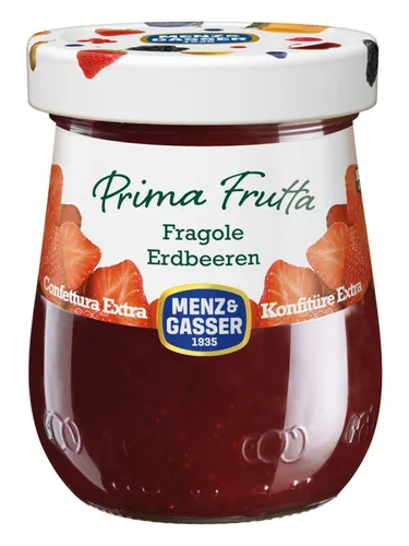 Конфитюр экстра Prima Frutta Клубника 340 г, TM Menz&Gasser