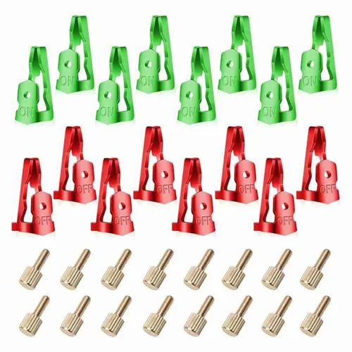 Комплект сменных расцепителей реле времени (8 вкл. и 8 выкл., 16 винтов), совместимый с серией 156T1