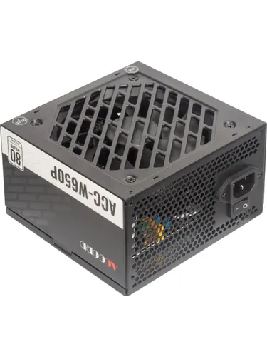 ACCORD ACC-W650P Блок питания , 650Вт, 80 PLUS WHITE, 120мм, черный