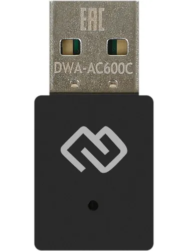 Digma DWA-AC600C Сетевой адаптер WiFi AC600 USB 2.0 (ант.внутр.) 1ант. (упак.:1шт)