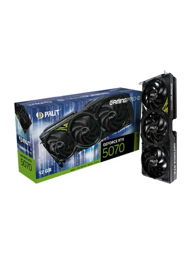 Palit Видеокарта GeForce RTX 5070 GamingPro-S 12 ГБ (NE75070019K9-GB2050U)