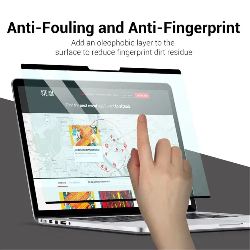 Магнитный экранный протектор для ноутбука, блокирующий синий свет, для ноутбуков с диагональю 15,6 д